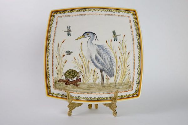 Blue Heron Serving Plate
