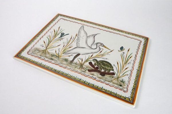 White Egret Serving Tray - Image 2