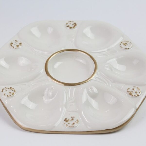 PS-RH-OYS-White-001 Oyster Plate (Ivory)