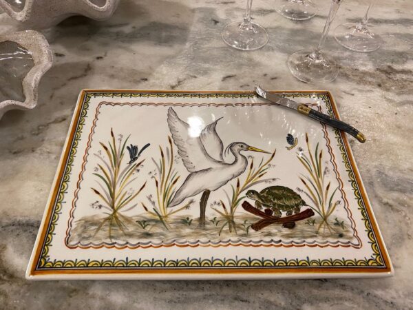 White Egret Serving Tray - Image 4