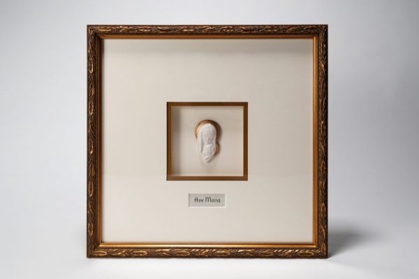 Framed Ave Maria Intaglio (Ivory)